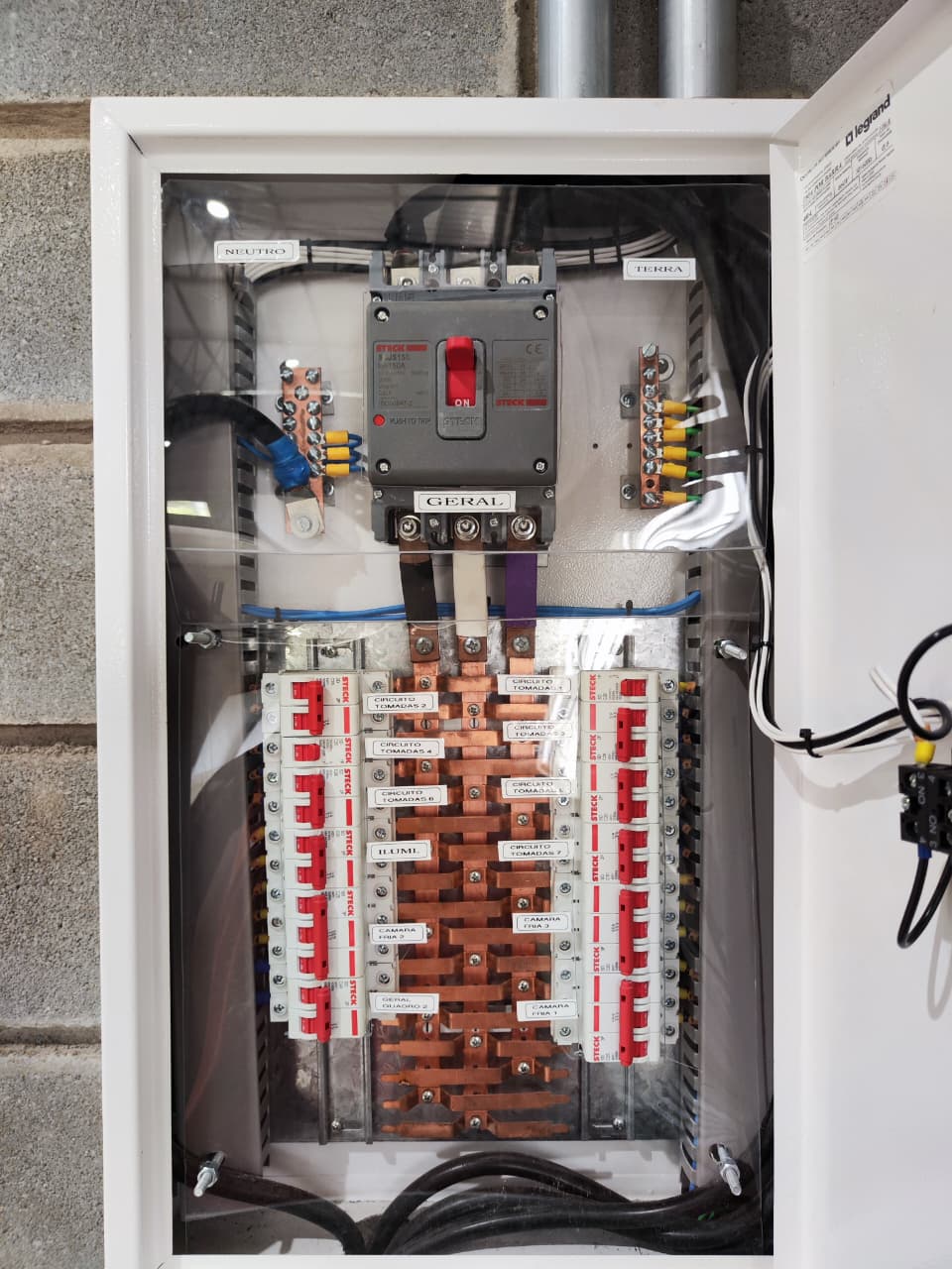 Quadro geral de distribuição